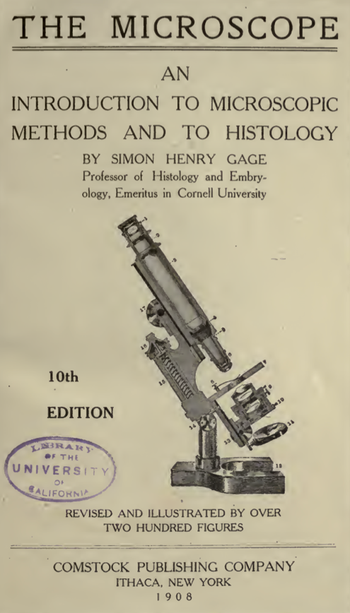 A book cover with a microscope
Description automatically generated