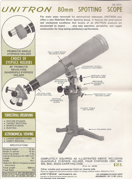 A close-up of a telescope
Description automatically generated