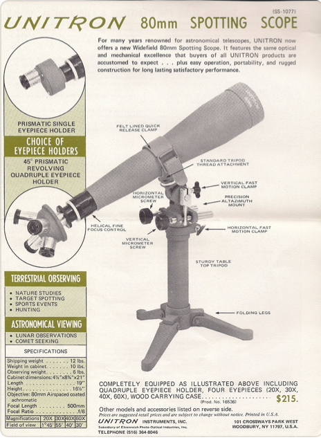 A close-up of a telescope
Description automatically generated