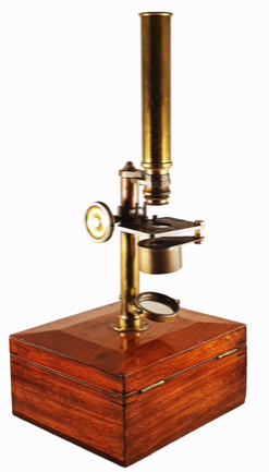 A close-up of a microscope
Description automatically generated