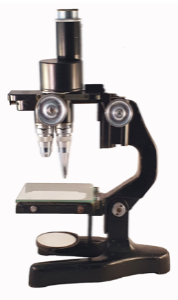 A close-up of a microscope
Description automatically generated