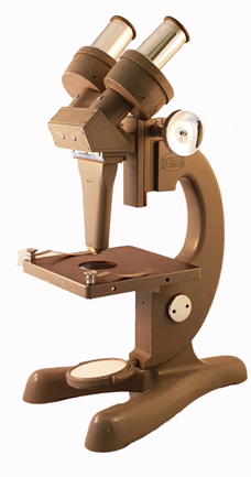 A close-up of a microscope
Description automatically generated