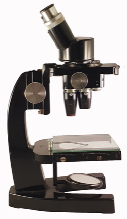 A close-up of a microscope
Description automatically generated