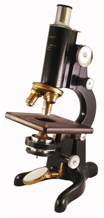 A close-up of a microscope
Description automatically generated